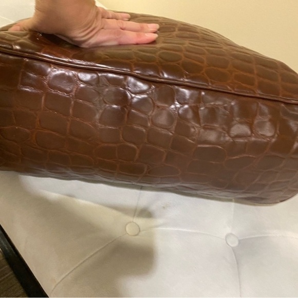 Ralph Lauren vintage safari croc embossed XL bag - Picture 4 of 16